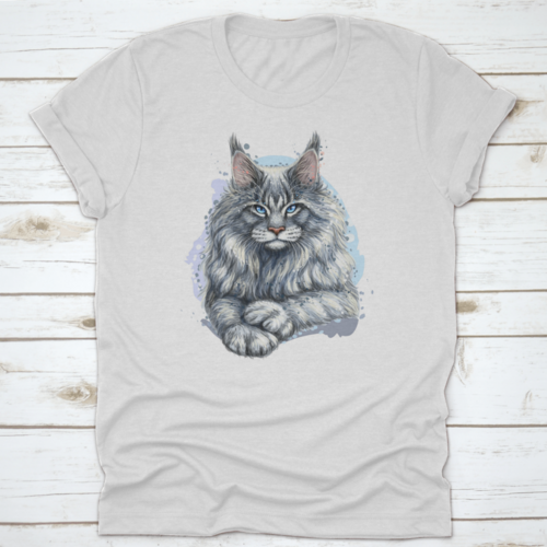 An Artistic Portrait Of A Beautiful Maine Coon Cat The Official State