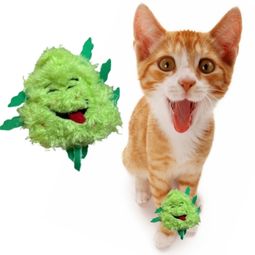 Bud Jr. the Weed Nug and Jay Jr. the Joint Cat Toy Set